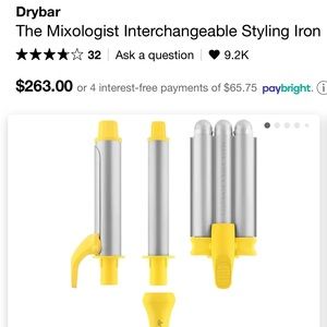 Drybar The Mixologist curling iron set